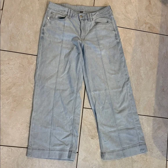 American Age Light Blue Flare Jeans - Picture 4 of 8